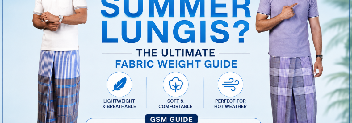 What GSM is Best for Summer Lungies? The Ultimate Fabric Weight Guide What GSM is Best for Summer Lungies? The Ultimate Fabric Weight Guide
