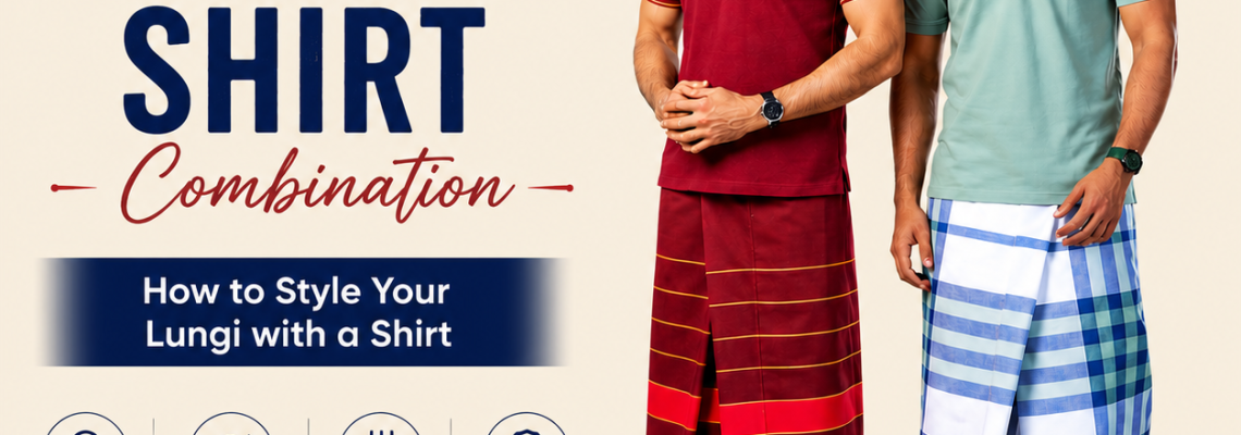 Lungi and Shirt Combination – How to Style a Lungi with Shirt | 999Lungies Lungi and Shirt Combination – How to Style a Lungi with Shirt | 999Lungies