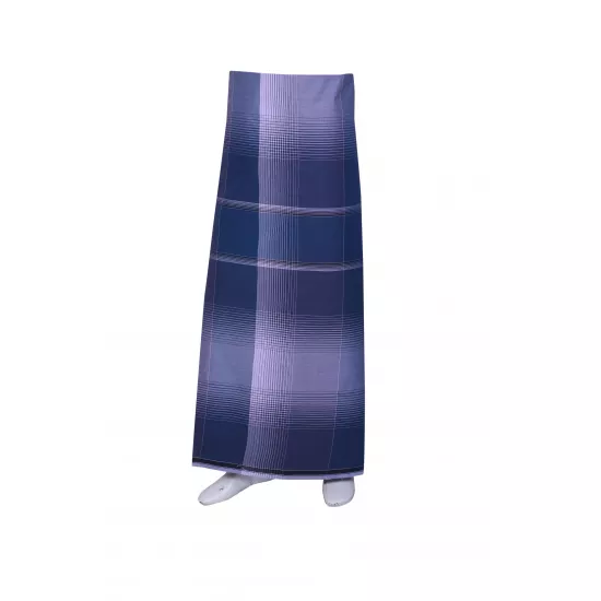 COMFORTABLE BLUE GRAY & NAVY COTTON LUNGI (STYLE 3)